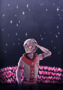 starlight traveler (michio hazama birthday fanart, 2025)