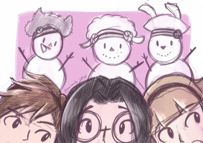 snofumofuen (the idolm@ster sideM fanart, 2025)